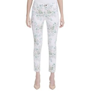 Calvin Klein Romantic Spring Summer Dreamy Floral Print Pants Women’s Size 8